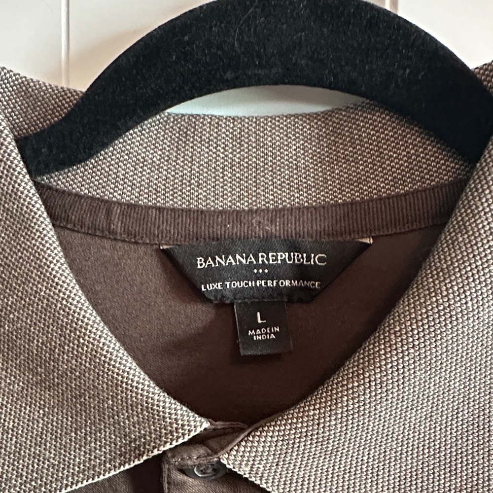 Banana Republic Dark Brown Polo Shirt - Picture 2 of 6